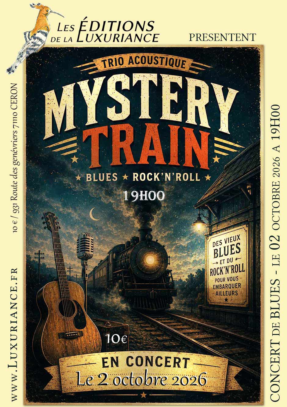 Mystery Train, trio acoustique